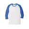 Port & Company® Core Blend 3/4-Sleeve Raglan Tee
